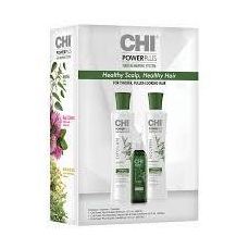 CHI Power Plus Rinkinys nuo plaukų slinkimo (šampūnas, kondicionierius, galvos odos purškiklis su vitaminais)
