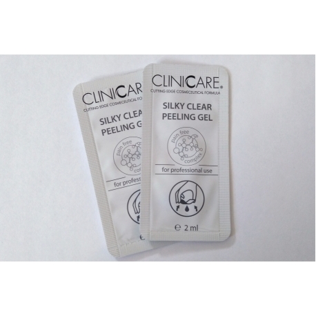 Cliniccare Silky Clear Peeling Gel/ Švelnus valomasis pylingo gelis, 2 ml (mėginukas)