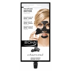 Detoksikuojanti veido kaukė IROHA Black Peel Off Detox Mask Charcoal su anglimi, nuplėšiama