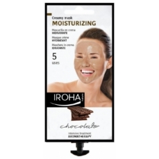 Kreminė veido kaukė Iroha Sensual Day Chocolate Facial Mask su kakava ir taukmedžio sviestu, 25 ml