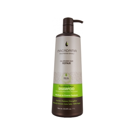 Macadamia Maitinamasis, drėkinamasis šampūnas sausiems plaukams Nourishing Repair Shampoo, 1000 ml