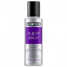 Ypač pilkinantis plaukų šampūnas Osmo Super Silver Shampoo 100 ml