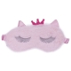 Šildanti/šaldanti akių kaukė - miego akiniai beOSOM Hot & Cold Eye Mask rožinė, su kailiuku