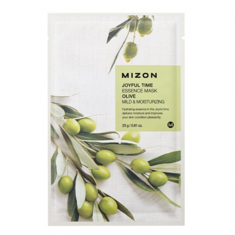 Veido kaukė Mizon Joyful Time Essence Mask Olive su alyvuogėmis, 23 g.