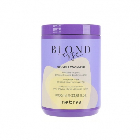 Kaukė šviesiems plaukams Inebrya Blondesse No-Yellow Mask 1000 ml