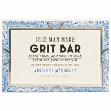 18.21 Man MadeŠveičiamasis muilas vyrams Exfoliating Bar Soap Absolute Mahogany