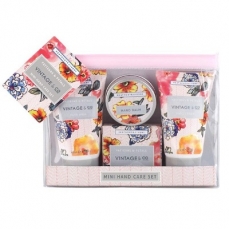 Heathcote & Ivory Vintage Patterns & Petals Mini Hand Care Set