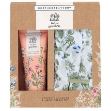Heathcote & Ivory In The Garden Gardening Gloves & Hand Cream Set