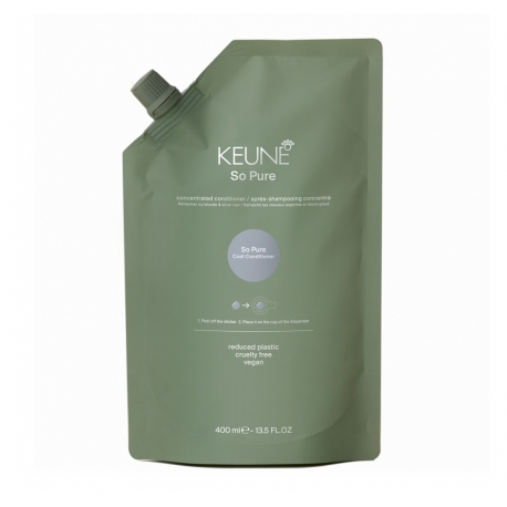 Keune So Pure Cool Conditioner Refill Kondicionierius paryškinantis šaltus atspalvius, papildymas