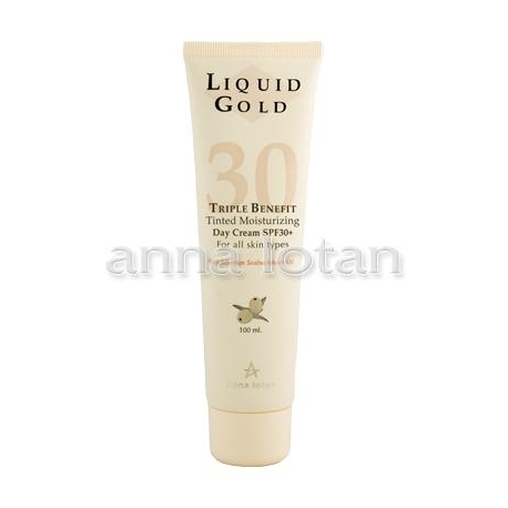 Anna Lotan Liquid Gold apsaugine emulsija SPF30, 100ml