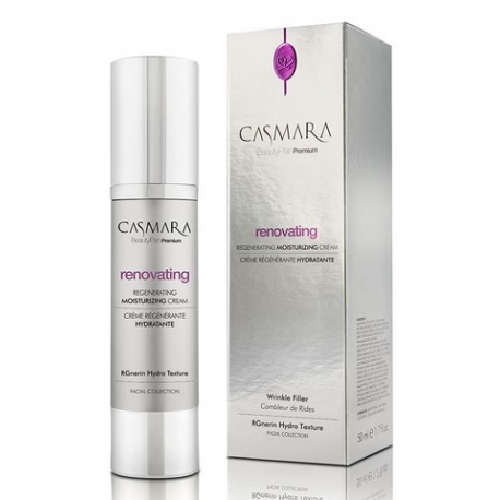 Casmara Renovating Regenerating Moisturizing Cream /Atkuriamasis, drėkinamasis veido odos kremas nuo raukšlių, 50 ml